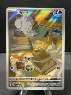 Espurr 095/088 Me03: Perfect Order Holo Illustration Rare Pokemon Near Mint - Image 1