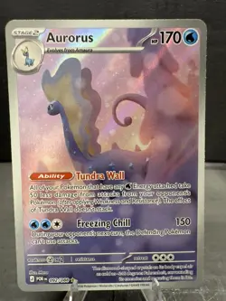 Aurorus 092/088 Me03: Perfect Order Holo Illustration Rare Pokemon Near Mint - Image 1