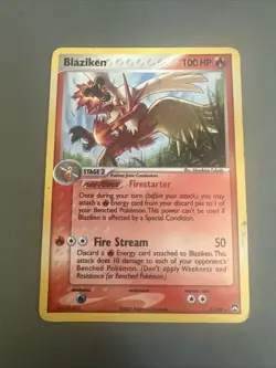 Blaziken Holo 5/108 - EX Power Keepers Pokemon - Image 1