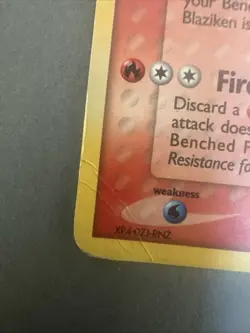 Blaziken Holo 5/108 - EX Power Keepers Pokemon - Image 2