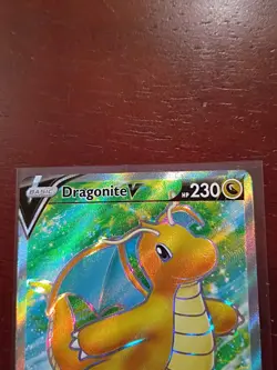 Dragonite V Full Art Holo Ultra Rare 076/078 Pokemon GO - Image 2