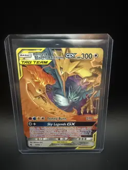Pokemon Moltres & Zapdos & Articuno GX 44/68 Hidden Fates Ultra Rare TAG TEAM - Image 1
