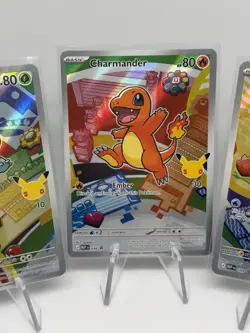 First Partner Illustration Collection Series 1 Kanto Starters Pokemon NM - Image 3