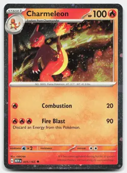 Charmeleon Promo (Cosmo Holo) 151 005/165 NM/M Pokemon Holo - Image 1