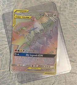 Pokemon TCG Moltres & Zapdos & Articuno 69/68 GX Hidden Fates Secret Rare NM - Image 1