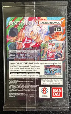 ONE PIECE TCG MONKEY.D.LUFFY COLLEGE BASKETBALL US VOYAGE PROMO P-055 SEALED - Image 2