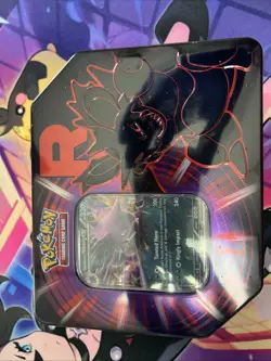 Pokemon TCG: Team Rocket Tin [Team Rocket's Nidoking ex] *FACTORY SEALED* - Image 1