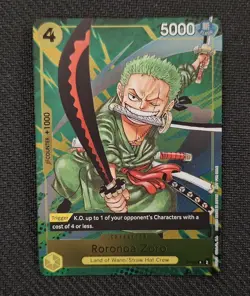 One Piece TCG - Roronoa Zoro - P-042 Event Pack vol.3 Promo Foil Eng - Image 1