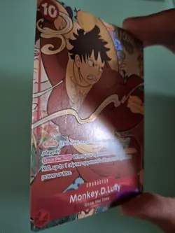 DAMAGED Monkey.D.Luffy English Version 1st Anniversary Set One Piece Promo - Image 1