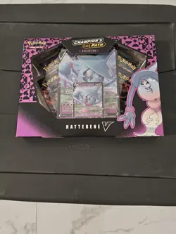 Pokemon Champion's Path Hatterene V Exclusive Kit English TCG Card Collection - Image 1