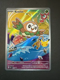 Rowlet MEP043 - 2026 First Partners Illustration Promo Alola - Pokemon Card RARE - Image 1