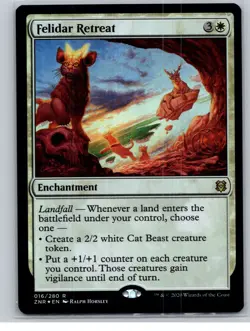 MTG - Zendikar Rising #16 Felidar Retreat Foil (b) - Image 1