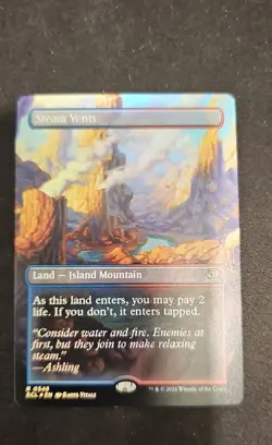 Steam Vents (Borderless) Lorwyn Eclipsed Foil - Image 1