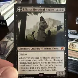 Magic the Gathering Magic Origins Liliana, Heretical Healer Near Mint Condition - Image 1