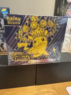 Pokemon TCG Scarlet & Violet Surging Sparks Elite Trainer Box - Image 1