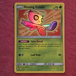Pokemon Shining Legends: Shining Celebi SM79 Holo Foil Promo - LP/NM - Image 1