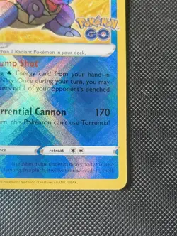 Radiant Blastoise 018/078 - Pokemon GO - Radiant Rare - NM (047) - Image 4