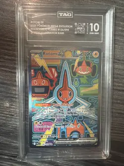 Pokemon Rotom ex 126/094 – Phantasmal Flames – Holo –TAG 10 - Image 1