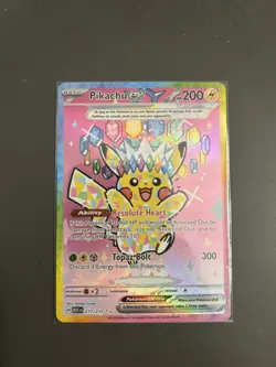 Pikachu Ex (Tera) 277/217 SIR Ascended Heroes Pokemon TCG PSA 10 CONTENDER - Image 3