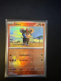 Litleo Master Ball Pattern 015/131 Pokemon TCG Prismatic Evolutions NM - Image 1