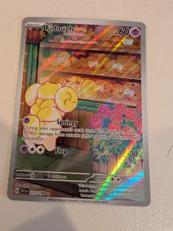 Fidough 213/198 SV01 Scarlet & Violet Base Pokemon Illustration Rare Full Art - Image 3