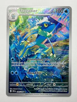 Pokemon Frogadier Illustration Rare Holo Chaos Rising 089/086 - Image 1