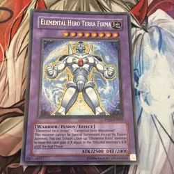 Elemental HERO Terra Firma PP02-EN009 Secret Rare Excellent Yugioh - Image 1