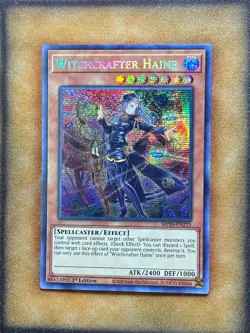 Yugioh Witchcrafter Haine MP20-EN223 Secret Rare 1st Ed NM - Image 1