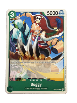 New: One Piece CCG Buggy (032) OP03-032 Pillars of Strength Regular Common - Image 1