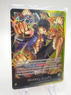 • Monkey.D.Luffy • ST13-003 Leader The Three Brothers Holo Foil One Piece TCG NM - Image 2