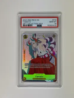 One Piece TCG English Yamato 2023 Gift Collection ST09 #012 PSA 10 - Image 1