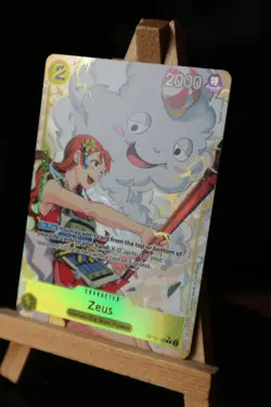 Zeus Alt Art OP11-106 One Piece A Fist of Divine Speed NM English - Image 1