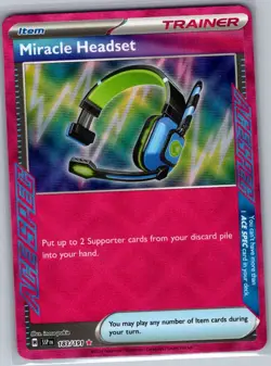Miracle Headset 183/191 SV08: Surging Sparks - Pokemon Card - NM - Image 1