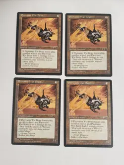 MTG Playset 4x Phyrexian War Beast (Alliances/Artifact/C) - BGM - Image 1