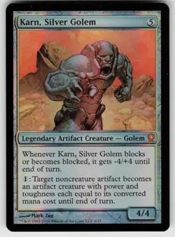 Karn, Silver Golem 6 From the Vault: Relics FOIL Mythic MAGIC: THE GATHERING - Image 1