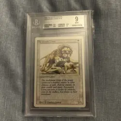 1994 Magic The Gathering REVISED SAVANNAH LIONS BGS 9 MINT. Low POP 🔥 - Image 1