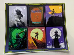 Magic The Gathering - Promo - Sticker Sheet - Edge of Eternity - Image 1