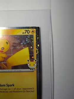 MAJOR HOLO BLEED Pikachu #051 *SWIRL* Pokemon Day 30th Anniversary Promo - Image 3