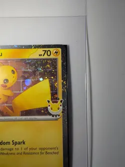 MAJOR HOLO BLEED Pikachu #051 *SWIRL* Pokemon Day 30th Anniversary Promo - Image 4