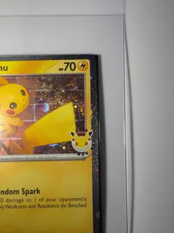MAJOR HOLO BLEED Pikachu #051 *SWIRL* Pokemon Day 30th Anniversary Promo - Image 5