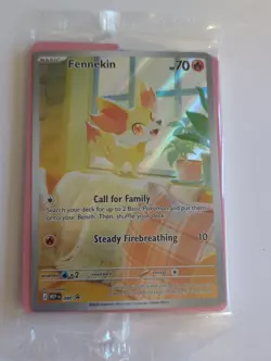 Sealed Fennekin Black Star Promo #80Chaos Rising Pokemon TCG NM - Image 1