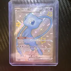 Mew ex 216/091 SV: Paldean Fates Shiny Ultra Rare Full Art Holo English - Image 1