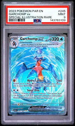 Garchomp EX 245/182 Special Illustration Rare Pokemon PSA 9 *109 - Image 1