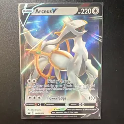 Pokemon Arceus V Basic Promo Holo 220 HP SWSH: Sword & Shield SWSH306 - Image 1