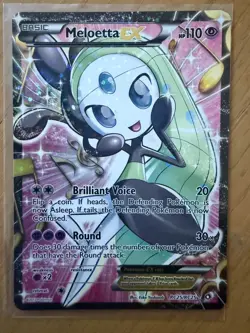 Meloetta EX RC25/RC25 Pokemon TCG Legendary Treasures - Image 1