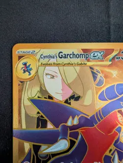 Cynthia's Garchomp EX 241/182 Hyper Rare Full Art Holo Pokemon Destined Rivals - Image 2