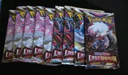9 Pokemon Sword & Shield Lost Origin Booster Packs Sealed Excellent Condition - Image 1
