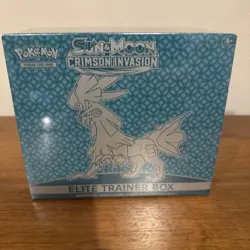 Pokemon SUN AND MOON CRIMSON INVASION Elite Trainer Box ETB New SEALED - Image 1