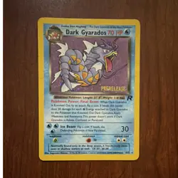 Dark Gyarados 8/82 Team Rocket Prerelease Holo Promo 70 HP English Pokemon TCG - Image 1