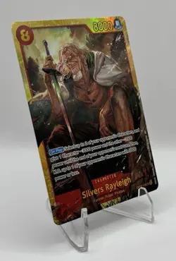 One Piece CCG Silvers Rayleigh OP08-118 SEC - English - NM - Image 2
